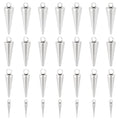 UNICRAFTALE Cone Charms Stainless Steel Spike Charms Punk Style Charm Spike Pendants Dangle Charm for DIY Necklace Earring Bracelet Jewelry Making - size: 10/15/16.5/18.5mm Long