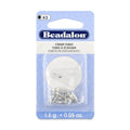 Beadalon Crimp Tubes, Size #3, Silver Plated, 1.5 g, Approx. 51 pc - color: Silver, size: 2mm