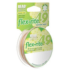 The Beadsmith Flex-Rite Beading Wire - 49-Strand Nylon-Coated Stainless-Steel Wire, 0.024" (0.60 mm) Dia, Rose Gold, 30 ft Spool, Necklace & Bracelet String, for Jewelry Making Supplies - color: Rose Gold, size: .024” Dia - 30 ft