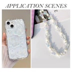 Cheriswelry DIY Bracelet Beads Pendants Kit - Mixed Transparent White Flower Butterfly Star Bowknot Loose Spacer Resin Beads - 30gs, 4-23.5mm, Clear AB Color - color: Clear AB