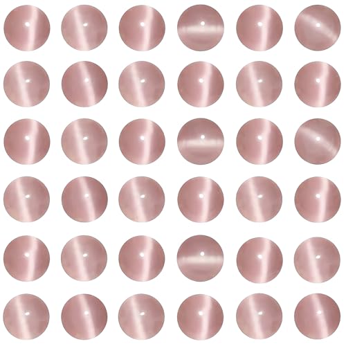 100pcs Light Purple Cat Eye Beads 8mm Round Semi Precious Stone Hole Size 1mm DIY Charm Spacer Beading Smooth Gemstone Loose Beads for Jewelry Making Bracelets Necklaces Earrings Crafting - color: Light Purple