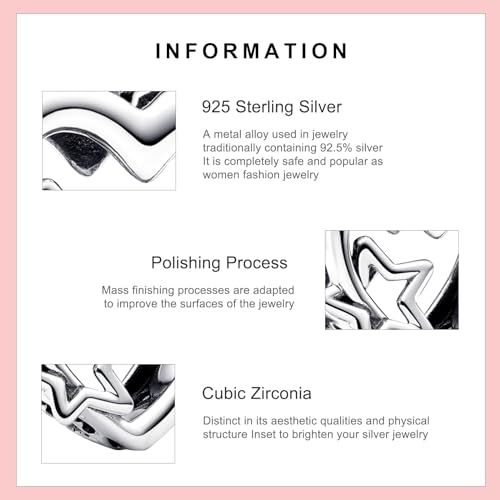 Mothers Day Birthday Number Love Family Friendship Graduation Auntie Grandma Dad Mom Charms for Pandora Bracelets Necklaces, Gifts Women, for Anniversary Valentines Christmas - style: Family Heart and Star Charm