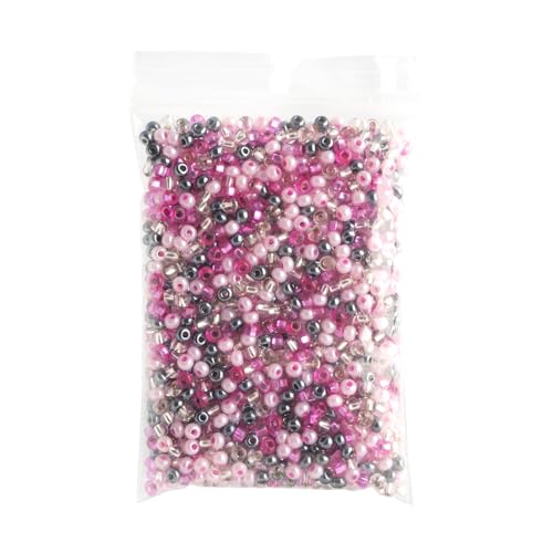 John Bead Czech Glass Seed Beads 6/0 (100g) Hawaii Mix Beads for DIY Art Crafts Jewelry Bracelets Necklaces Earrings Making - color: Hawaii Mix