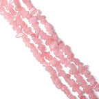 LAIDANLA Rose Quartz 400pcs Natural Chip Stone Beads 5-8mm Healing Crystal Irregular Gemstones Drilled DIY Loose Rocks Bead Crystal for Bracelet Earrings Necklace Jewelry Making Crafting - color: D-Rose Quartz
