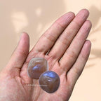 Amazing Gemstone Sun Moonstone Crystal Tumbled Stones Polished Rocks - Natural Gem Stones for Healing - DIY Crystals for Protection (1 Piece) - color: Sun Moonstone