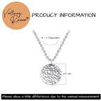 Valloey Rover Gold Necklace for Women 14K Gold Plated Circle Cubic Zirconia Pendant Necklace Dainty Twist Rope Chain Necklace Simple Jewelry Gift for Women - style: Sliver-full moon