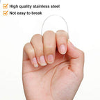 WILLBOND 30 Pcs 6 Size Big Eye Beading Needles Collapsible Seed Bead Threader Embroidery Stainless Needles Set with Bottle for Jewelry Making, Bracelets, Crafts, Embroidery and Hand Sewing