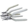 The Beadsmith Wire Tool Set - 3-Piece Kit (Flat Nose, Tungsten Carbide Flush Cutter & 6-in-1 Wire Looper), Elongated, Comfortable Handles with Double-Leaf Springs - style: 3 Plier Combo