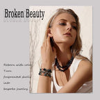 Chip Shells, 260pcs 5-8mm Irregular Beads with Holes, Black Shell & Onyx Chip Beads for Jewelry Making - color: Black