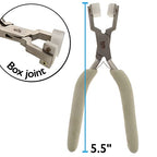 The Beadsmith Nylon Jaw Bracelet Bending Pliers, 6.25 inches (159mm), Comfort Grip Handle with Double-leaf Spring - style: Jaw Bracelet Bending