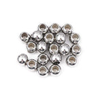 BEADIA Stainless Steel Spacer Beads 10x8mm Round Loose Charm Caps Beads for DIY Jewelry Making 20pcs with 4.5mm Hole - color: 10x8mm 4.5mm