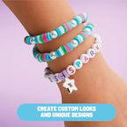 Claire’s DIY Bracelet Kit – 895-Piece Jewelry Making Supplies Set| Clay Heishi Beads, Alphabet, Charms, String| Friendship Bracelet Kit for Girls| Arts & Crafts Activity| Fashion Accessory Gift Age 8+