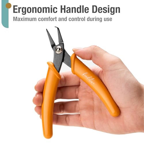 Beaditive Split Ring Pliers | Jewelry Making, Beading, Crafting | High-Carbon Steel | 5-Inch (Honeycomb) - color: Honeycomb