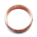 Solid Bare Copper Wire Round,Bright,Dead Soft,25 Feet 10 Gauge (Choose 25 to 100 Ft,10 to 30 Ga.) - size: 10 Gauge - 25 Feet Coil
