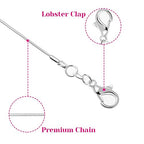 Paxcoo 30 Pack Bulk Necklace Chain Silver Plated Necklace Snake Chains for Jewelry Making, 1.2 mm (24 Inches) - size: 24 Inches
