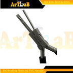 Bail Making Pliers with PVC Grip Handle | for Making S-Hooks, Ear Loops, Jump Loops, Bail, and More - German Stainless Steel ((J4A) 3 & 5mm Loops) - size: (J4A) 3 & 5mm Loops