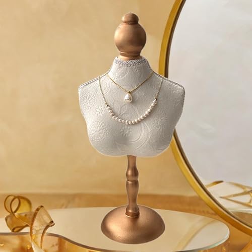Necklace Display Stand Pendant Chain Mannequin Holder Decorative Versatile Display Bust for Retail Store Personal Use Decor