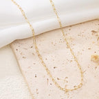 GTVOODX 16.4 Feet Gold Plated Stainless Steel Krinkle Chains for Jewelry Making, Soldered Unfinished Craft Chain Bulk for Necklace Bracelet Jewelry Making - color: Gold Krinkle