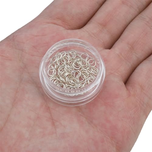 BEADIA 925 Sterling Silver Jump Rings 0.5x4mm 100pcs for Jewelry Making Findings - size: 0.5x4mm
