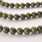 6mm Green Tea Stone Beads Natural Crystal Gemstone Round Loose Beads for DIY Jewelry Making 15"/Strand - color: Green Tea Stone, size: 6mm