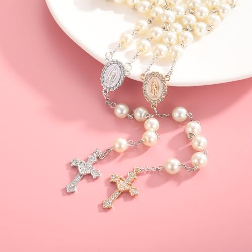 Jiali Q 20 Piece Set Rhinestone Cross Connectors and Pendants for Jewelry Making (Gold) - color: GOLD