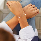 Gold Bracelets Set for Women Stack, Chunky Thick Bracelets Stack for Women Trendy, Simple Dainty Thin Gold Plated Cuff Stackable Bracelets With Beaded Cuban Paperclip Snake Rope Bangle Hand Chain Jewelry - style: Style 01-silver