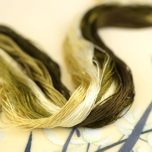 Mulberry Silk Floss Embroidery Thread Floss-Cross Stitch Threads China Silk Woven Jewelry Threads DIY Sewing Kits (18) - color: 18