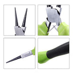 SPEEDWOX Mini Round Nose Pliers for Jewelry Making 5 Inches Wire Looping Pliers for Bending Shaping Wires Professional Beading Hobby Work Craft DIY - style: Round Nose Pliers