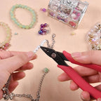 Jewelry Long Nose Pliers Jewelrys Positioning Pliers for Jewelrys Making Supplies Carbon Steel Cutting Plier for Crimp Beads Crimping Plier DIY Handmade Tool and Wire Winding