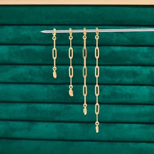 FAMARINE Gold Silver Necklace Extender Chains for Women - color: gold A