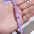 8MM Natural Amethyst Gemstone Loose Square Cube Beads Stone Healing Power for Jewelry Making DIY Bracelet Necklace - color: Amethyst