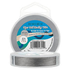 BENECREAT 300-Feet 7-Strand Beading Wire, 0.018inch/ 0.46mm Tiger Tail Bead Stringing Wire for Jewelry Making Threading Necklace Bracelet Crafts - color: Lightgrey, size: 0.46mm - 7 Strands