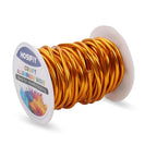 8 Gauge Aluminum Craft Wire, 3mm Jewelry Wire for Jewelry Making Supplies and DIY Metal Craft Art (Golden Yellow, 32 Feet) - color: Golden Yellow, size: 8Gauge 32FT