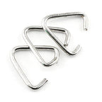 E-outstanding 100Pcs Metal Triangle Open Jump Rings for Decoration Jewelry DIY Accessories, 15mm