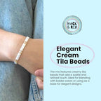 Mack and Rex Tila Bead Mixes (Gold Digger), and Quarter Tila – 24K Plated Tilas, Clear Tila with Glitter, Cream Metallic Brown Tila and Dark Brown - color: Gold Digger, size: 25 Gram Bag