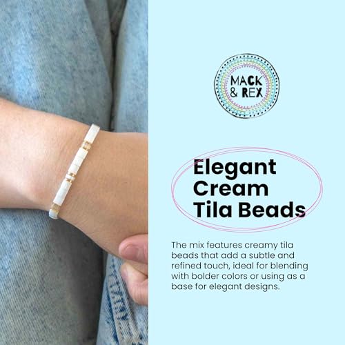 Mack and Rex Tila Bead Mixes (Gold Digger), and Quarter Tila – 24K Plated Tilas, Clear Tila with Glitter, Cream Metallic Brown Tila and Dark Brown - color: Gold Digger, size: 25 Gram Bag
