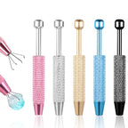 5PCS Piercing Tools for Changing Jewelry, Mini Stainless Steel 4-Claw Jeweler's Pick up Tool Piercing Ball Grabber Tool for Ic Chip Electronic Components Small Parts(2.47×0.31 Inches, 5 Colors)