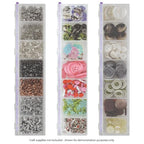 Craft Mates Bead Organizer and Plastic Storage Containers for Crafts, Buttons, Pins and More, 7 Locking Compartments (3XL) - style: 7 Locking Compartments (3XL)