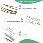 M METERXITY 0.2mm Jewelry Wire, 32 Gauge 328FT Craft Wire Copper Beading Wire for Jewelry Making/Planting/Weaving/DIY Crafting, Soft Metal Wires [100M, Bronze Tone] - color: Bronze Tone, size: 0.2mm 32 Gauge