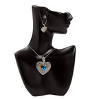 SSWBasics Small Side Profile Black Earring/Necklace Display - Case of 3
