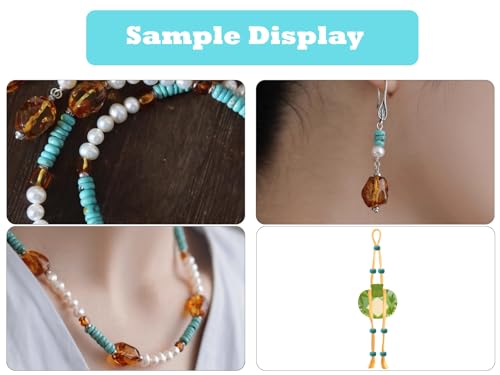 Natural Turquoise Seed Beads 4mm 1400pcs Small Stone Abacus Loose Rondelle Space Beads Bulk for Necklaces, Bracelets, Hair, Keychains, Lanyards, Garland & DIY Crafts-Adult Crafting - color: Turquoise Abacus