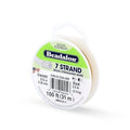 Beadalon 7 Strand Bead Stringing Wire, 0.012 in / 0.30 mm, Gold Color, 100 ft / 31 m - color: Gold, style: .012 in / 0.30 mm , 100 ft / 31 m