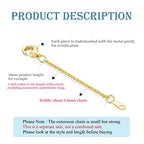 14k Gold 0.5"/1"/1.5"/2"/3" Necklace Bracelet Extender Chain, Necklace Extender Gold 14k, Durable Removable Gold Chain Extender, Gold Extension Chain for Necklace Anklet - color: style 4(Yellow)-Lobster Clasp, size: 1inch