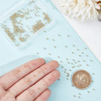 UNICRAFTALE 300Pcs Surgical Stainless Steel Crimp Beads Rondelle Spacer Beads Golden Small Beads Knot Crimp Covers End Tip Metal Beads for DIY Bracelet Jewelry Making 1mm Hole
