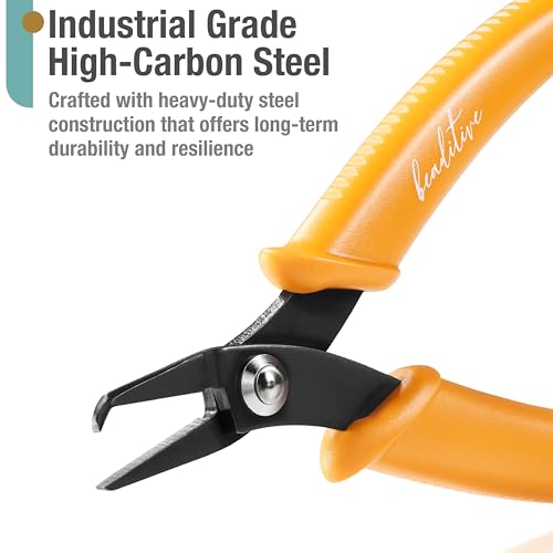 Beaditive Split Ring Pliers | Jewelry Making, Beading, Crafting | High-Carbon Steel | 5-Inch (Honeycomb) - color: Honeycomb