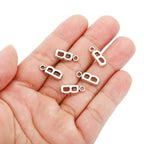 PATIKIL Letter Charm, 50pcs Alphabet Initial Pendant Charm Bulk DIY for Jewelry Making Bracelets Earrings Necklace - style: B
