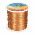 HARFINGTON Wire 328ft Length 26 Gauge Copper Craft Jewelry Wrapping Wire Tarnish Resistant Beading for Jewelry Making Supplies Crafting, Rose Gold - color: Rose Gold