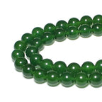 MJDCB Stone Beads 4mm 85pcs Round Blackish Green Jade Loose Gemstone Bead Charms for Jewelry Making Bracelet Necklace Earring Pendant - color: Blackish Green Jade, size: 4mm