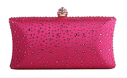 4000Pcs Mixed Size Hot Fix Round Crystals Gems Glass Stones Hotfix Flat Back Rhinestones (Fuchsia) - color: Fuchsia, size: 4000 Count (Pack of 1)