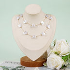 KYUNHOO 9.8FT/3M Gold Chains for Jewelry Making Stainless Steel Heart Chain Imitation Pearl Jewelry Link on Bulk for Women DIY Handcrafts - color: Heart Gold
